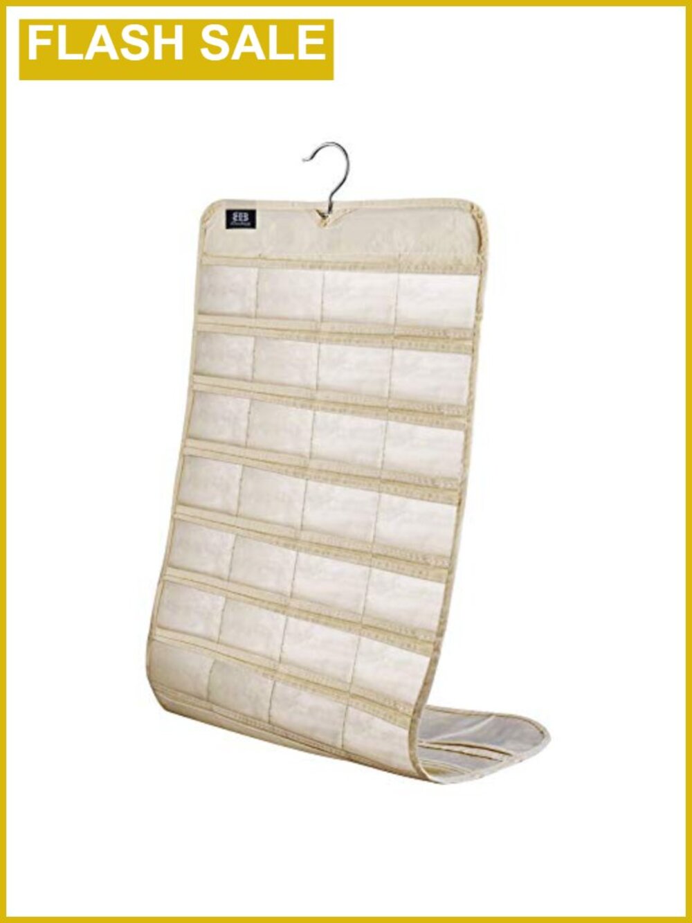 Hanging Jewelry Organizer 80 Pockets Double-Sided Non-woven Fabric Closet Door - Picture 5 of 6